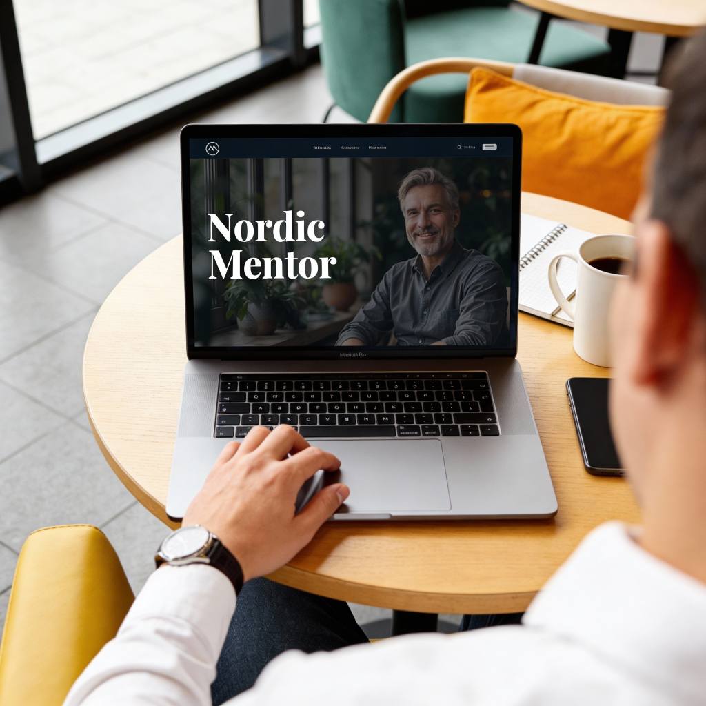 Nordic Mentor -alusta kannettavalla tietokoneella